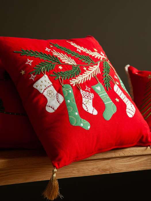 Чехол на подушку winter wishes из коллекции new year essential, 45х45 см Tkano TK25-CC0023