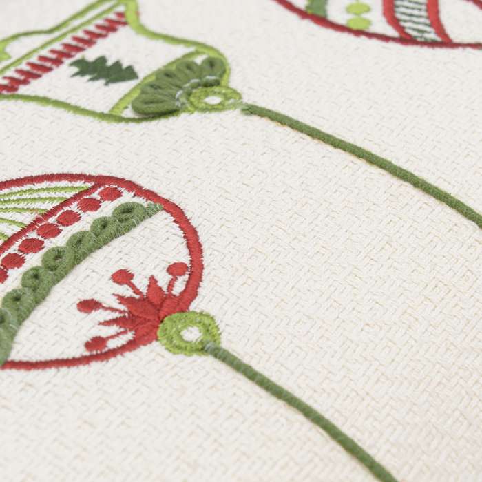 Подушка декоративная с вышивкой christmas decorations из коллекции new year essential, 30х45 см Tkano TK23-CU0015