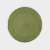 Салфетка под приборы, 38 см, полипропилен, круглая, зеленая, Косы, Matera ANNA LAFARG ANLAF-MAPP-17117G