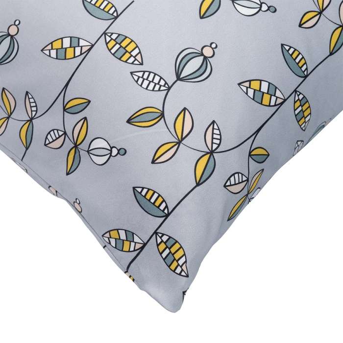 Набор из двух наволочек из сатина с принтом "Ягоды тайги" из коллекции russian north, 70х70 см Tkano TK21-PC0009