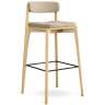 Стул барный aska, рогожка, ясень/бежевый LATITUDE ASKBCHASHBSKBG