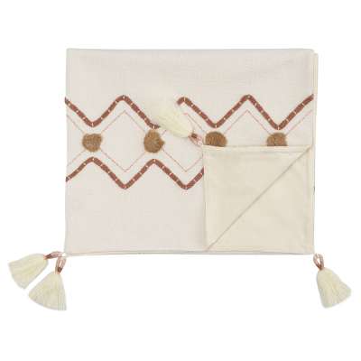 Дорожка на стол с вышивкой geometry из коллекции ethnic, 45х150 см Tkano TK23-TR0001