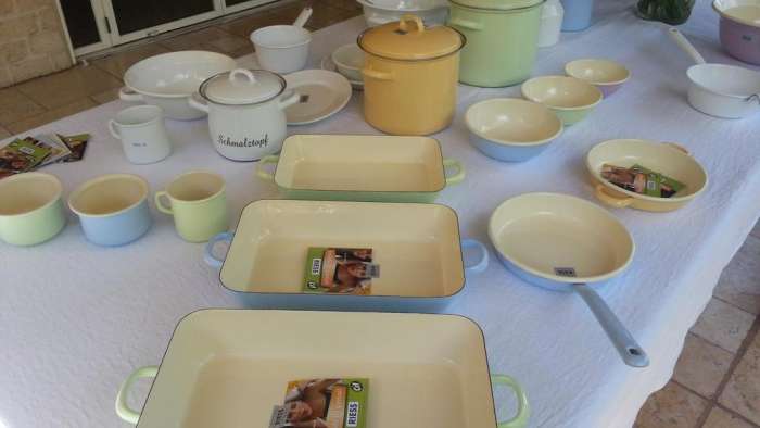 Сковорода для омлета 22 см пастель золотисто-жёлтый PASTELL RIESS 0291-006