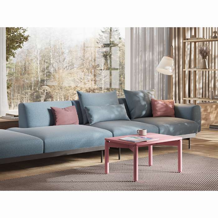 Столик кофейный saga, 50х70 см, розовый LATITUDE SGBRDTBL_CPK70_50