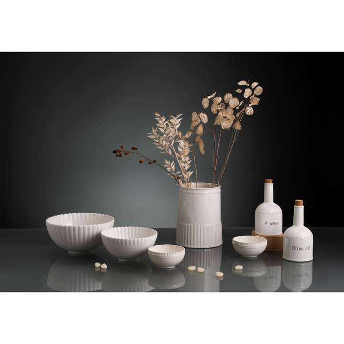 Набор из двух салатников белого цвета из коллекции Kitchen Spirit, 750 мл TKANO TK22-TW_BW0002