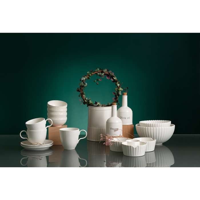 Набор из двух салатников белого цвета из коллекции Kitchen Spirit, 750 мл TKANO TK22-TW_BW0002