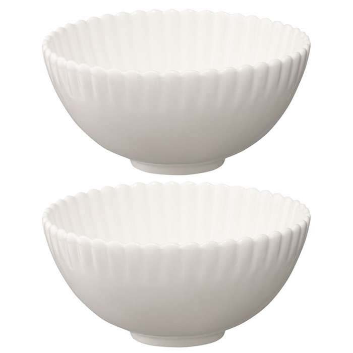 Набор из двух салатников белого цвета из коллекции Kitchen Spirit, 750 мл TKANO TK22-TW_BW0002