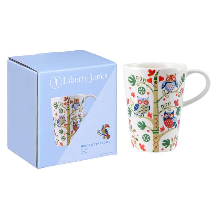 Кружка owl из коллекции birds of paradise в подарочной упаковке, 350 мл Liberty Jones LJ0000175