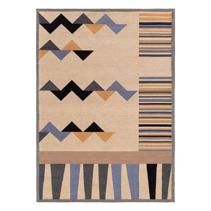 Ковер из хлопка по мотивам нанайских орнаментов из коллекции cultural heritage, 160х230 см Tkano TK24-DR0021