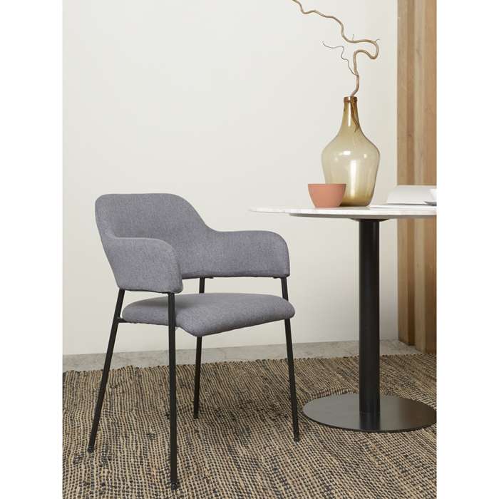 Стул wendy, рогожка, темно-серый Bergenson Bjorn BECH-WEVTEX_22