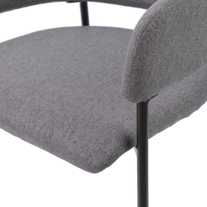 Стул wendy, рогожка, темно-серый Bergenson Bjorn BECH-WEVTEX_22