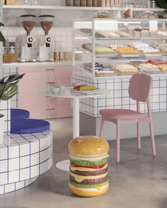 Стол обеденный favian, D70 см, белый Bergenson Bjorn BB0000822