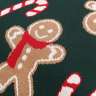 Подушка вязаная с новогодним рисунком gingerman из коллекции new year essential, 45x45 см Tkano TK25-CU0014
