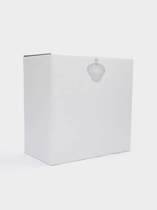 Конфетница, 17 см, с крышкой, стекло Р, Saltaire ANNA LAFARG ANLAF-1206