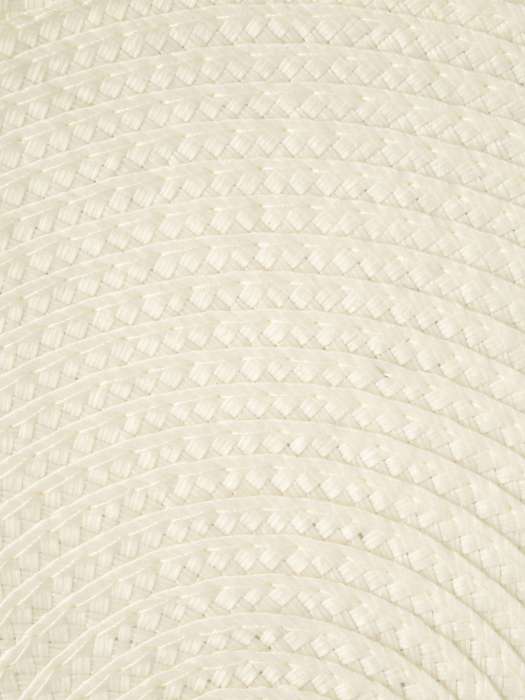 Салфетка под приборы, 38 см, полипропилен, круглая, молочная, Косы, Matera ANNA LAFARG ANLAF-MAPP-17117M