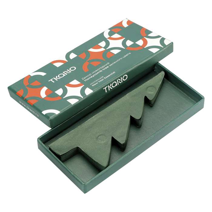 Декор новогодний honeycomb tree зеленого цвета из коллекции new year essential, 18 см Tkano TK23-NY_CTR0016