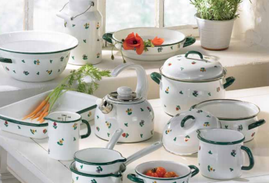 Кастрюля сферическа низкая с крышкой, 18 см, 1,5 л STREUBLUMEN RIESS 0536-049