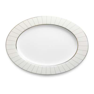Блюдо овальное Narumi Великолепие 38 см, фарфор костяной