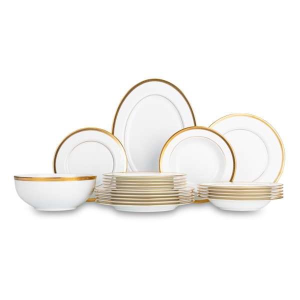 Сервиз столовый Narumi Пембрук на 6 персон, 20 предметов, фарфор костяной