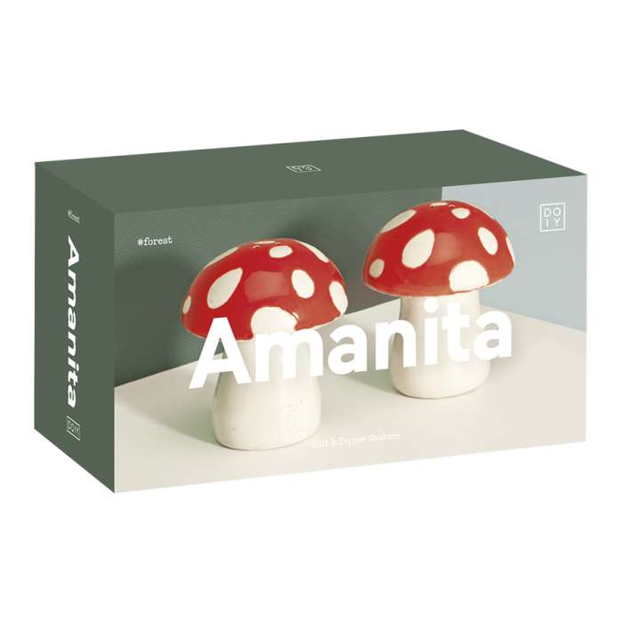 Набор из солонки и перечницы amanita DOIY DYSPEAMRE