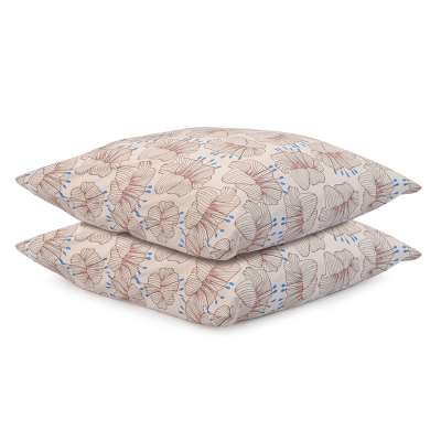 Набор из двух наволочек из сатина с принтом &quot;Цветы&quot; из коллекции prairie, 70х70 см Tkano TK21-PC0010