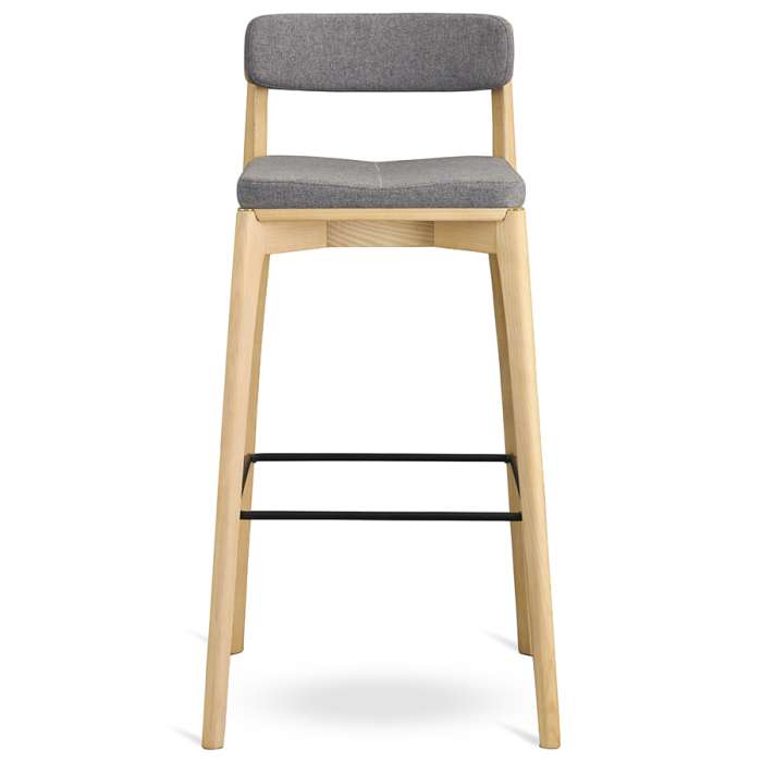 Стул барный aska, рогожка, ясень/серый LATITUDE ASKBCHASHBSKGR