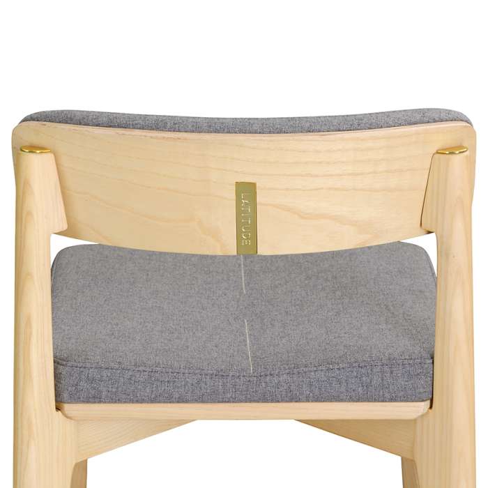 Стул барный aska, рогожка, ясень/серый LATITUDE ASKBCHASHBSKGR