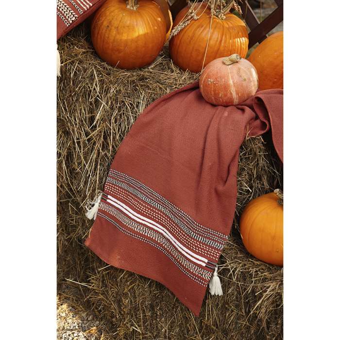 Дорожка на стол с вышивкой braids из коллекции ethnic, 45х150 см Tkano TK23-TR0002