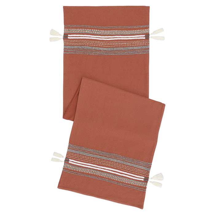 Дорожка на стол с вышивкой braids из коллекции ethnic, 45х150 см Tkano TK23-TR0002