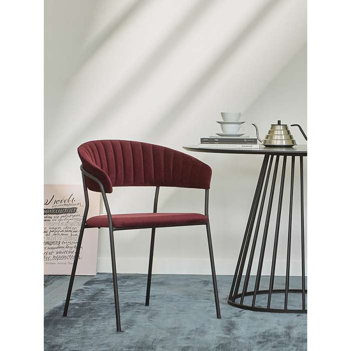 Стул stefany, велюр, винный Bergenson Bjorn BB0000115