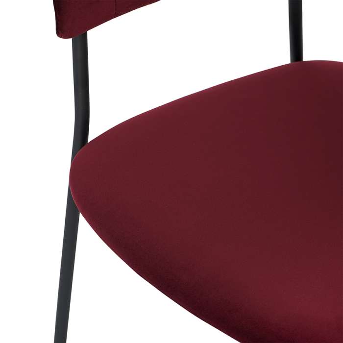 Стул stefany, велюр, винный Bergenson Bjorn BB0000115