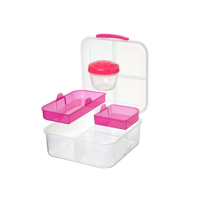 Ланч-бокс Бенто cо съемными разделителями 1,25 л. TO GO BENTO SISTEMA 21685