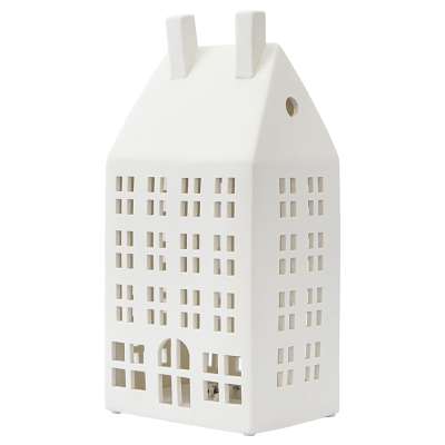 Домик из фарфора с подсветкой aarhus из коллекции new year essential, 26,6 см Tkano TK23-NY_LH0003