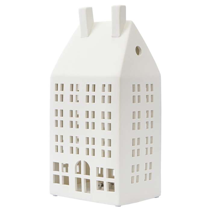 Домик из фарфора с подсветкой aarhus из коллекции new year essential, 26,6 см Tkano TK23-NY_LH0003