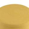 Пуф Devy, Ø40х40 см, бежевый/горчичный BERGENSON BJORN TL-BB-PFDV-PN-CTN-M40