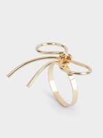 Кольцо для салфеток, 7 см, металл, золотистое, Бантик, Shine ANNA LAFARG ANLAF-X-444