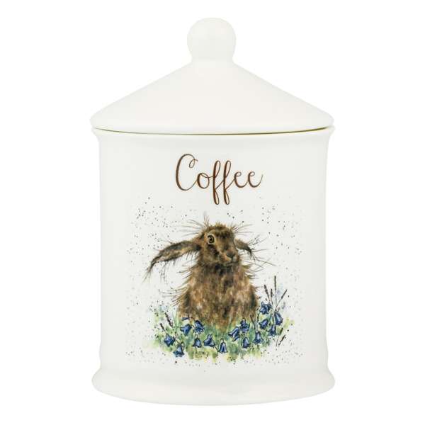Банка для кофе с крышкой Royal Worcester Забавная фауна Кролик 10х14,5 см