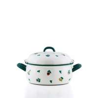 Кастрюля сферическая низкая с крышкой 16 см, 1 л STREUBLUMEN RIESS 0535-049