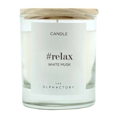 Свеча ароматическая the olphactory, relax, white musk, 40 ч Ambientair VV402MBTO