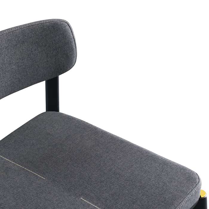 Стул полубарный aska, рогожка, черный/темно-серый LATITUDE ASKBSCHBKBSKDGR