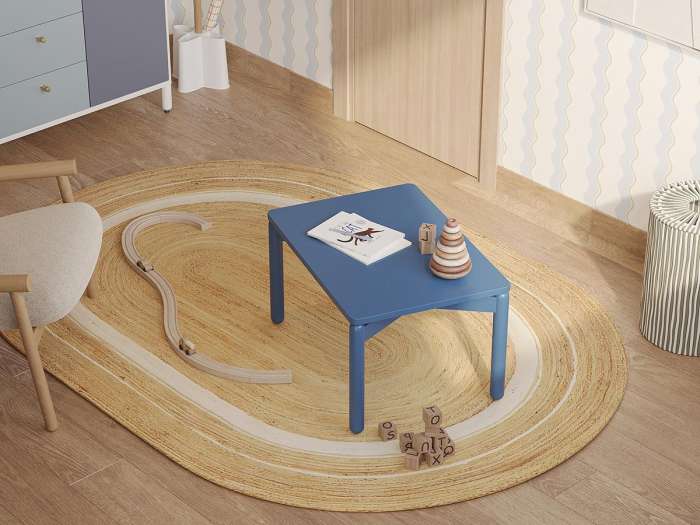 Столик кофейный saga, 50х70 см, синий LATITUDE SGBRDTBL_CBL70_50