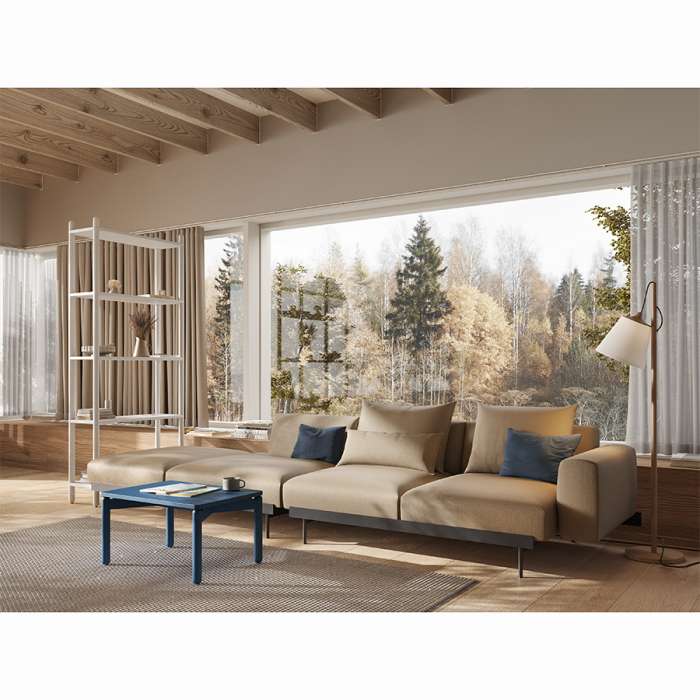 Столик кофейный saga, 50х70 см, синий LATITUDE SGBRDTBL_CBL70_50