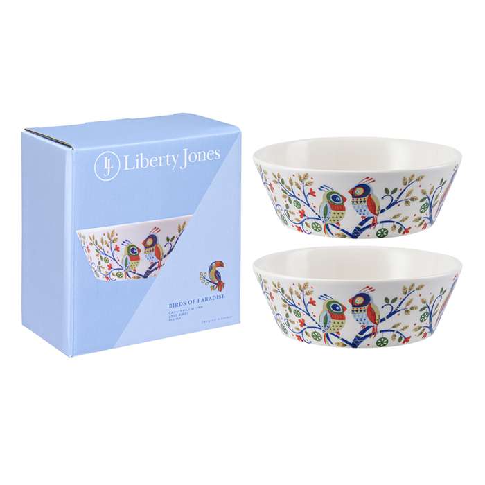 Набор салатников love birds из коллекции birds of paradise в подарочной упаковке,  350 мл, 2 шт. Liberty Jones LJ0000177