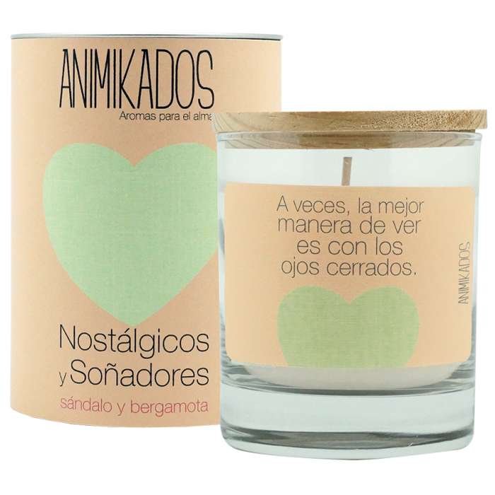 Свеча ароматическая animikados, butterfly spirit, sandalo y bergamota, 40 ч Ambientair VV007NSAM