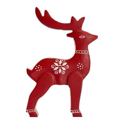 Декор новогодний reindeer rudolph из коллекции new year essential, 20 см Tkano TK23-NY_CTD0002