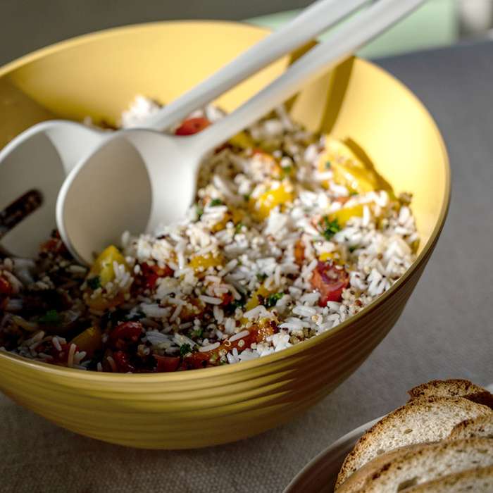 Приборы для салата Tierra бежево-розовые GUZZINI 106101158