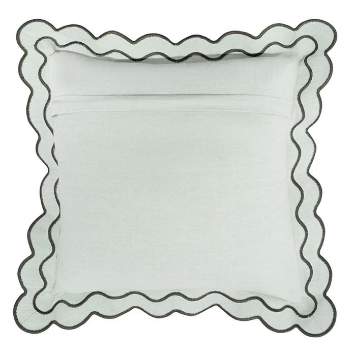 Чехол на подушку с контрастным кантом зеленого цвета из коллекции trendy ruffles, 40х40 см Tkano TK25-CC0003