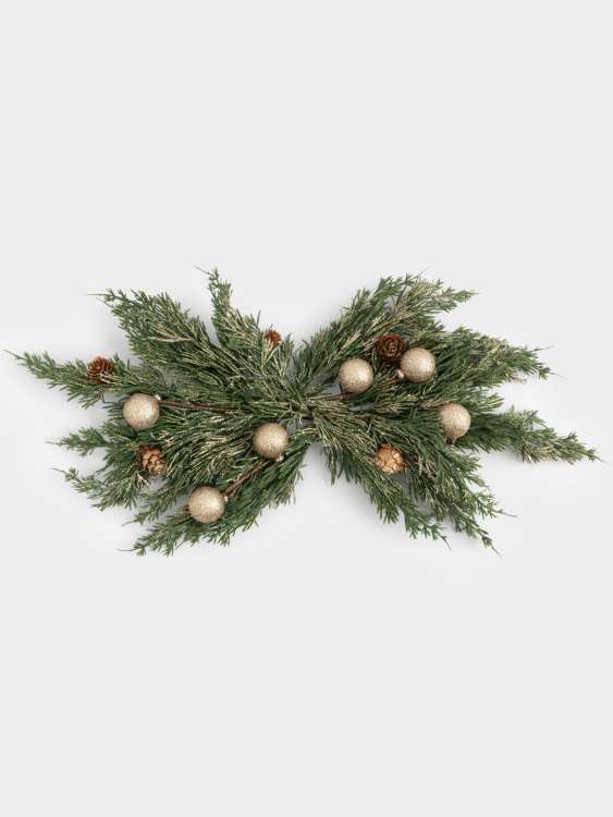 Композиция декоративная, 55 см, пластик/пенопласт, Золотые шары, Interior natural ANNA LAFARG ANLAF-JBS257610