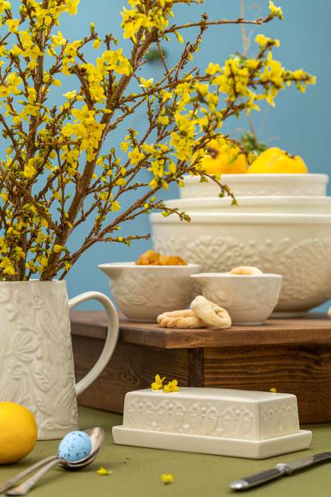 Масленка birds of paradise, кремовая Liberty Jones CZ-LJ-BD-CR