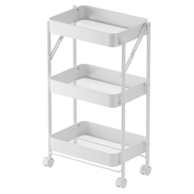 Этажерка 3-х ярусная smart cart, белая Smart Solutions SS0000352